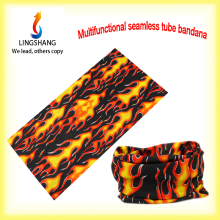 Ningbo Lingshang head tube bandana polyester bandana multi bandana